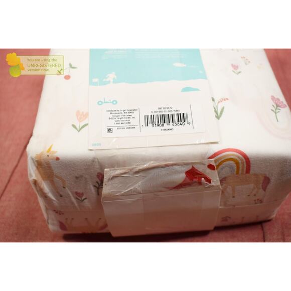 Pillowfort Full Unicorn Cotton Kids' Sheet Set* - Picture 9 of 9